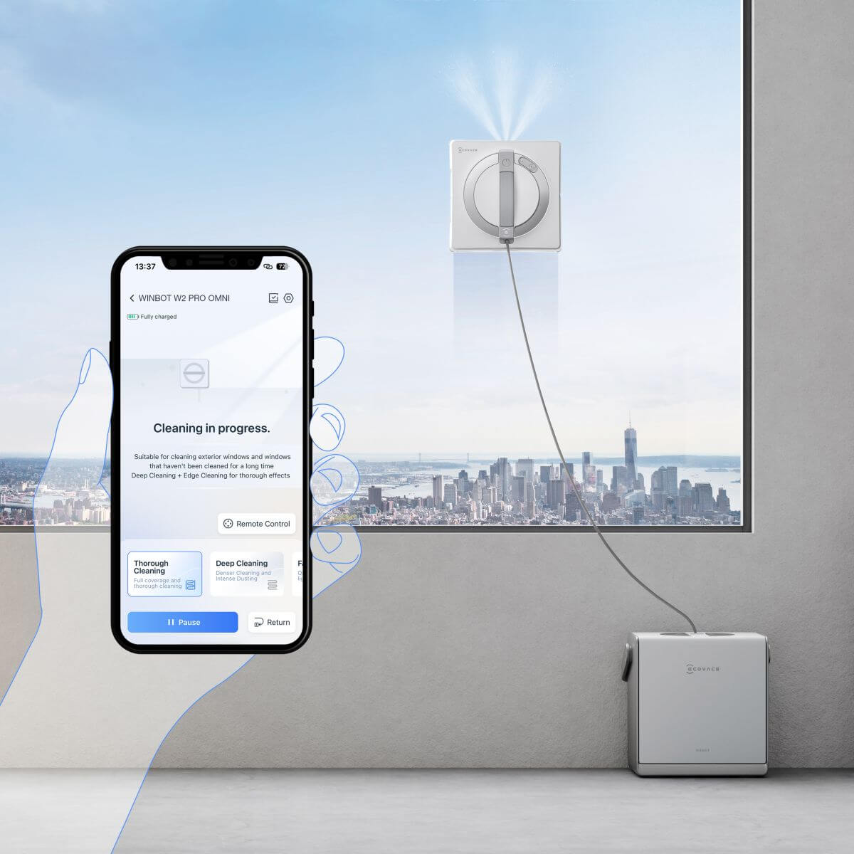 21 Intuitívna aplikácia ECOVACS HOME